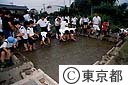小学校で田植え体験