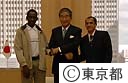東京マラソン２００７海外招待選手石原知事表敬