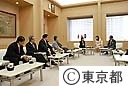 前台湾高尾市代理市長の石原知事表敬