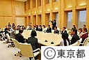 ２００７年日本語サミット参加者の石原知事訪問