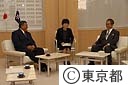 ツバル首相の石原知事表敬