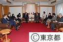ブレア前英国首相と石原知事の会談