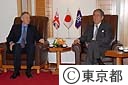 ブレア前英国首相と石原知事の会談