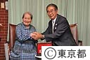 知事の百歳訪問