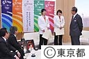 世界理容美容技術選手権大会金メダリストの石原知事表敬訪問