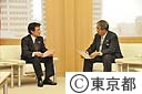 東京都医師会鈴木会長の石原知事面会
