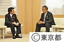 東京都医師会鈴木会長の石原知事面会