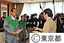 石原知事の宮城県庁訪問
