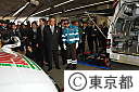 DMATカーの石原知事視察