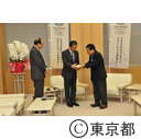 気仙沼市議会議長との面談