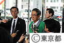 石原知事当選後初登庁