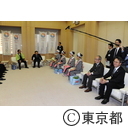 伊豆大島椿まつりキャンペーン隊表敬訪問