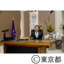 知事執務室（猪瀬知事初着席）
