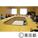 都議会各会派新役員の面会