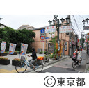 板橋イナリ通り商店街 五輪開催決定カウントダウン提灯