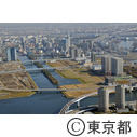 有明テニスの森付近 東京2020オリンピック・パラリンピック競技場予定地（空撮）