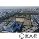 都立夢の島公園 東京2020オリンピック・パラリンピック競技場予定地（空撮）