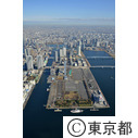 晴海埠頭 東京2020オリンピック・パラリンピック選手村予定地（空撮）
