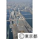 晴海埠頭 東京2020オリンピック・パラリンピック選手村予定地（空撮）
