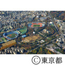 国立競技場 東京2020オリンピック・パラリンピック競技場予定地（空撮）