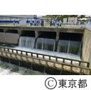 知事視察 （下水処理施設 森ヶ崎水再生センター）