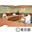 知事視察 （青梅市立総合病院）