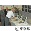 知事視察（水門管理センター）