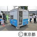 知事視察（千葉県移動交番車）