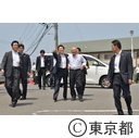 知事視察（千葉県移動交番車）