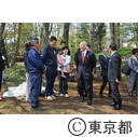 舛添知事による行政視察