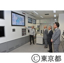 舛添知事による行政視察