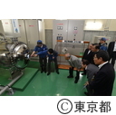 東村山浄水場知事視察