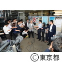 塩崎厚生労働大臣と舛添都知事の面会