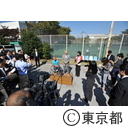 知事視察（東京都障害者総合スポーツセンター）