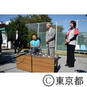 知事視察（東京都障害者総合スポーツセンター）