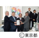 森会長による職員に対する新年の挨拶