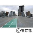 築地大橋と豊洲市場
