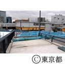 築地大橋と豊洲市場