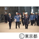 築地大橋と豊洲市場