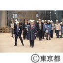 築地大橋と豊洲市場