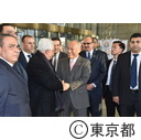 パレスチナ自治政府大統領の来庁