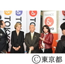 舛添知事とイダルゴパリ市長の視察