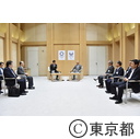 高木復興大臣の知事表敬