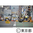 知事視察 竹ノ塚連続立体交差