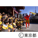 浅草寺節分（浅草寺幼稚園園児による豆撒き）