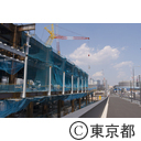 豊洲新市場の工事現場