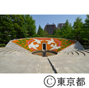 東京都慰霊堂の花壇