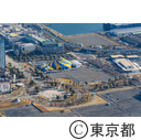 お台場 青海アーバンスポーツ会場予定地（空撮）