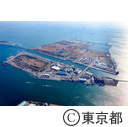 海の森水上競技場・海の森クロスカントリーコース予定地（空撮）