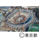 国立競技場周辺（空撮）